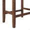 Alaterre Furniture Madison Backless Counter Height Stool True Walnut Finish with Black PU AVMA2170 - alternate 9